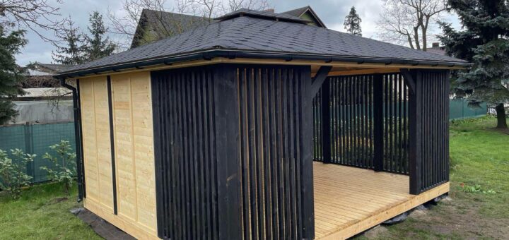 altany ogrodowe na nierównym terenie altanyna5.pl