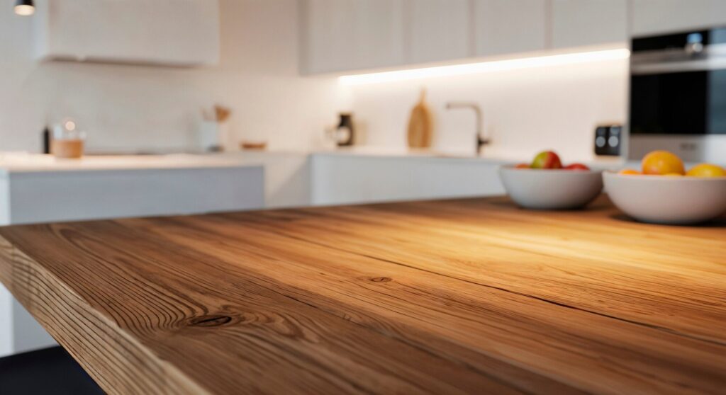 impregnacja blatu drewnianego w kuchni natural-wood.pl